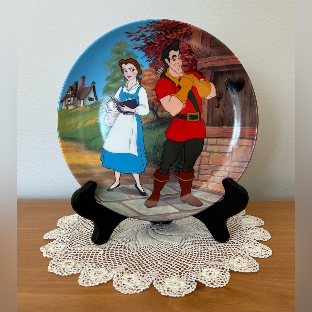 Knowles Disney Ltd. Ed. Beauty & the Beast collector plate #8 “A Mismatch”